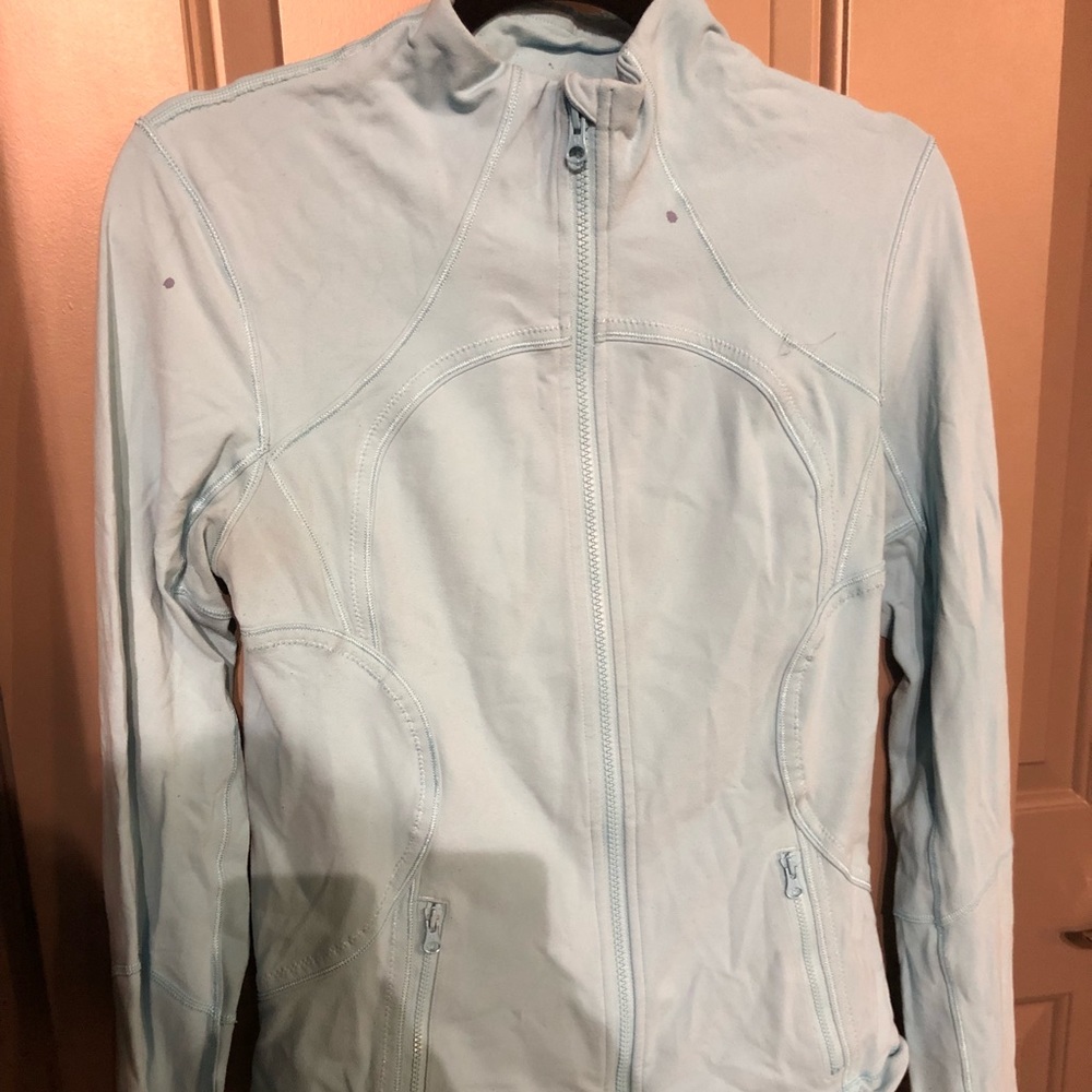 Vintage robins egg blue lululemon define jacket